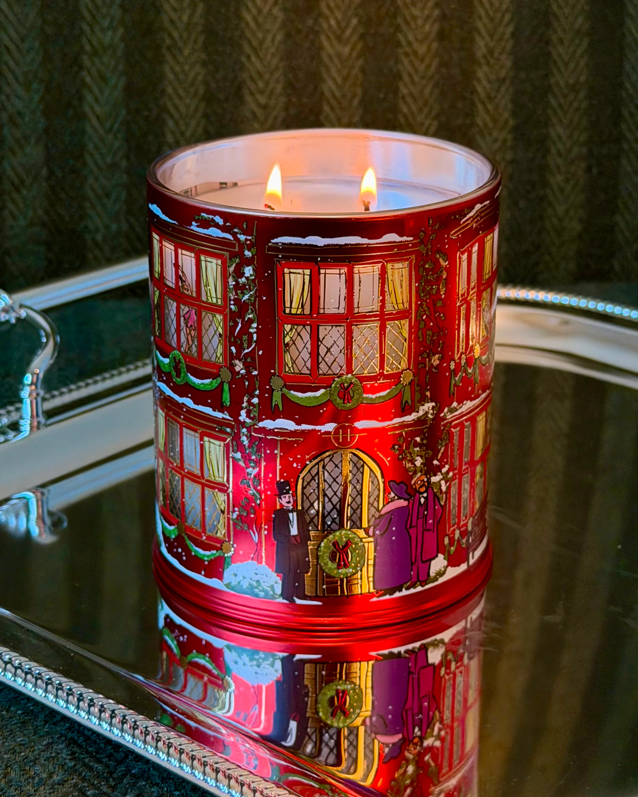 LIMITED EDITION 380g soy candle - NIGHT BEFORE CHRISTMAS (Dancing Sugarblums) - Image 2