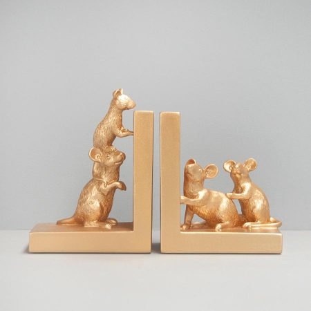 White Mouse Bookends